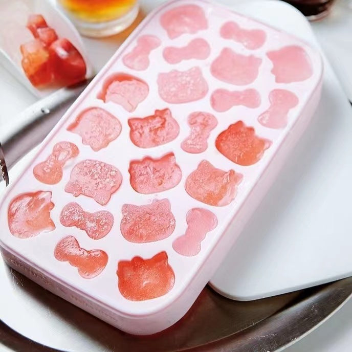 Cute Cat Silicone Ice Cube Tray