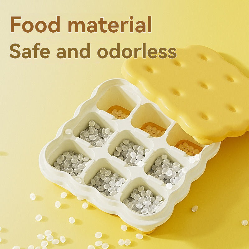 Biscuit Shape Silicone Ice Cube Tray