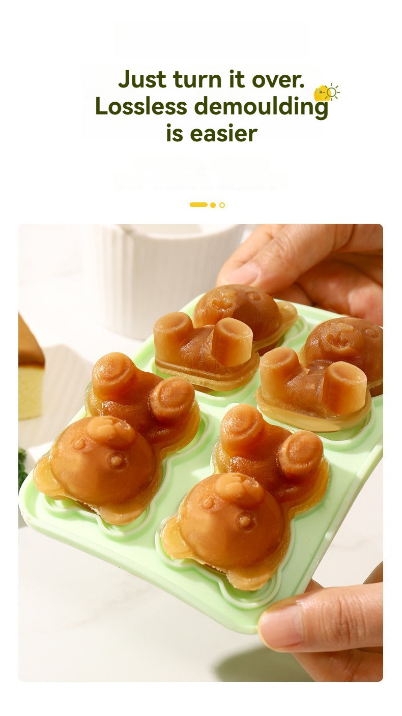 Bear Shape Silicone Ice Cube Tray