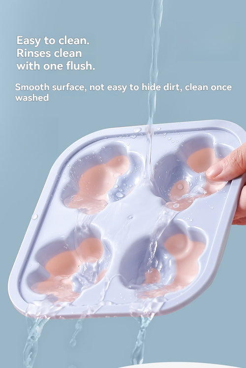 Cat Paw Silicone Ice Cube Tray with Lid