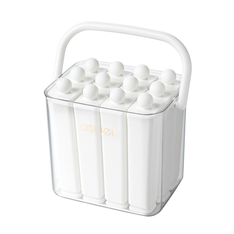 Silicone Long Ice Cube Tray with Lid