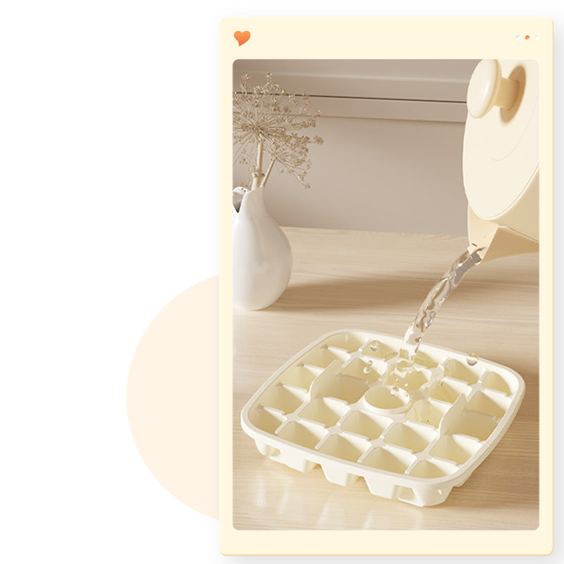 Press-Type Silicone Ice Ball Mold with Storage Container