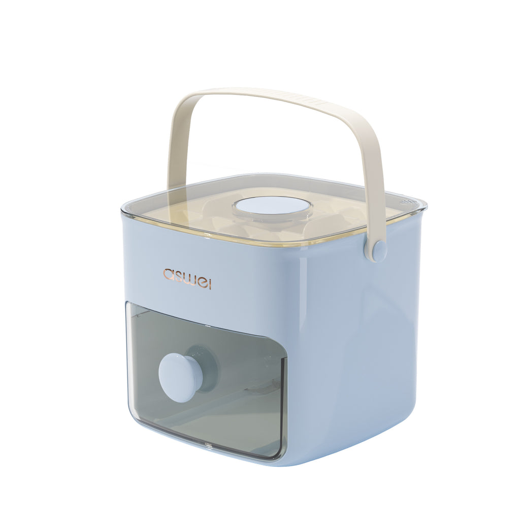 Press-Type Silicone Ice Ball Mold with Storage Container