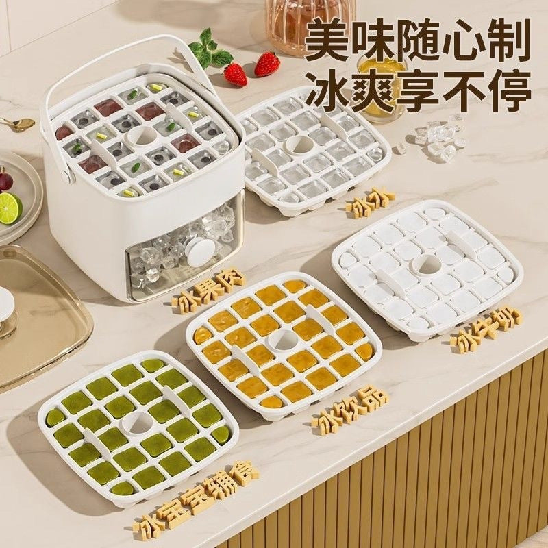 Ice Cube Storage Container with Lid