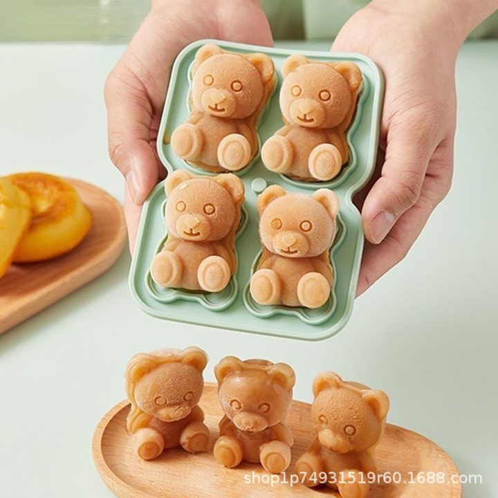Bear Shape Silicone Ice Cube Tray