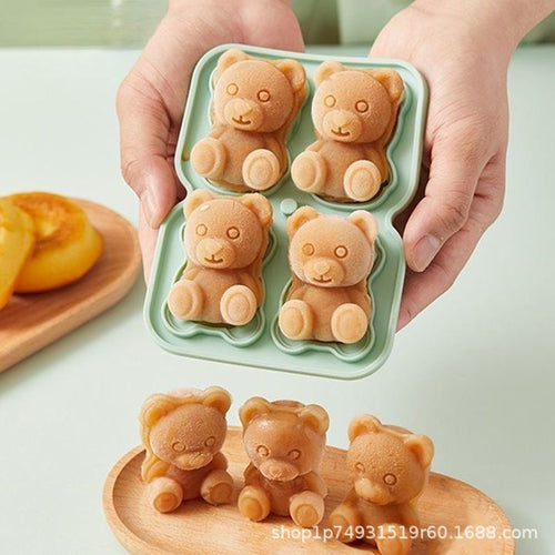 Bear Shape Silicone Ice Cube Tray