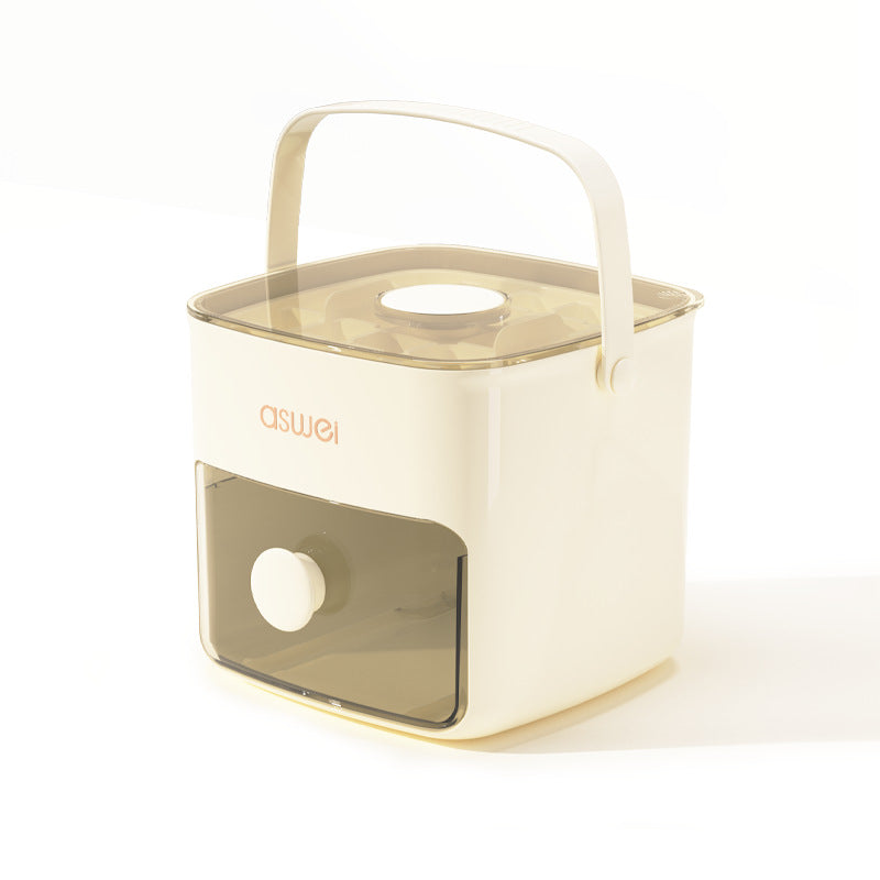Press-Type Silicone Ice Ball Mold with Storage Container